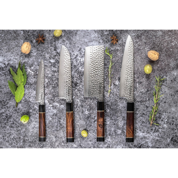 Couteau Sayuto Desert Damas modèle universel 15cm lame damassée et ma Sayuto - Mathon - 6