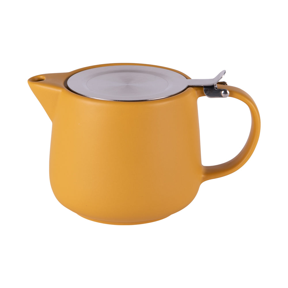 Théière avec filtre Uno 0.9L jaune Table passion - Mathon - 1