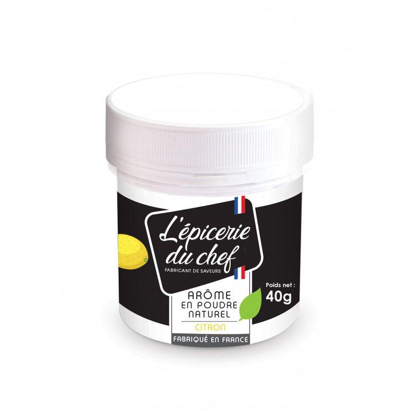 Arôme alimentaire naturel en poudre de Citron 40 g Scrapcooking - Mathon