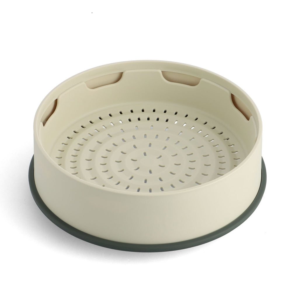 Panier à vapeur 24 cm crème Greenpan - Mathon