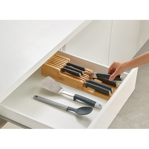Organisateur couteaux DrawerStore en bambou Joseph Joseph - Mathon - 4