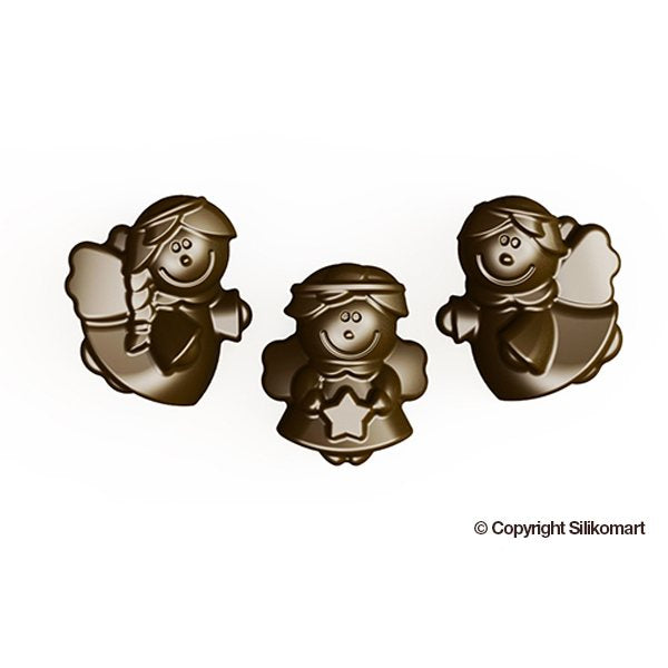 Moule en silicone 12 chocolats ange Silikomart - Mathon - 2