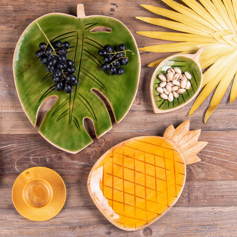 Planche ananas Tropical 38,2x24 cm Table passion - Mathon - 3