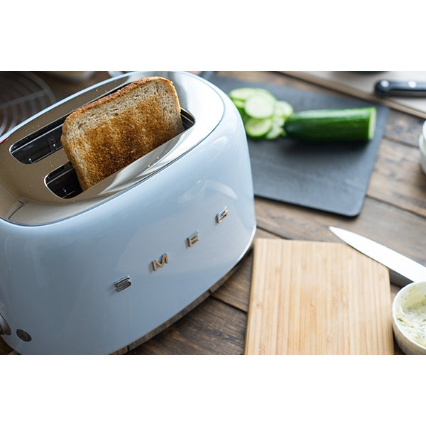 Toaster 2 tranches bleu azur 950 W TSF01PBEU Smeg - Mathon - 4