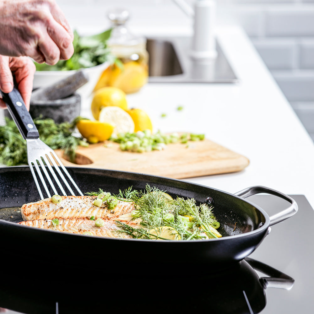 Poêle à poisson Copenhagen 40cm Greenpan - Mathon - 3