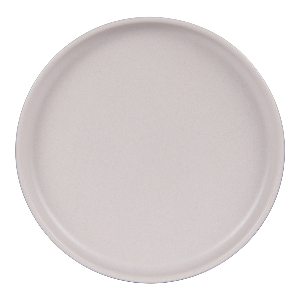 Assiette à dessert Uno crème 22 cm (lot de 6) Table passion - Mathon - 1