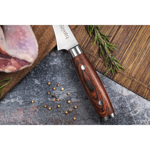 Couteau Sayuto Pakka X50 modèle désosseur 15cm manche riveté Sayuto - Mathon - 5