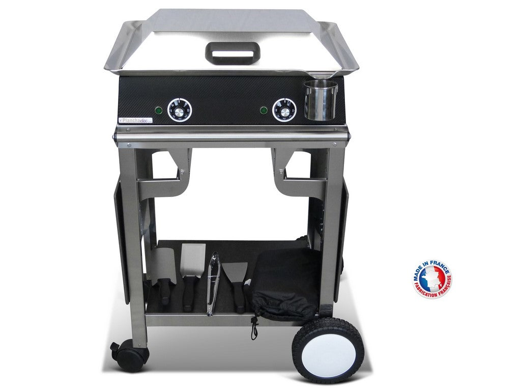 Pack plancha électrique  Classic 600 Carbon - Chariot Rivoli Planchaelec - Mathon - 2