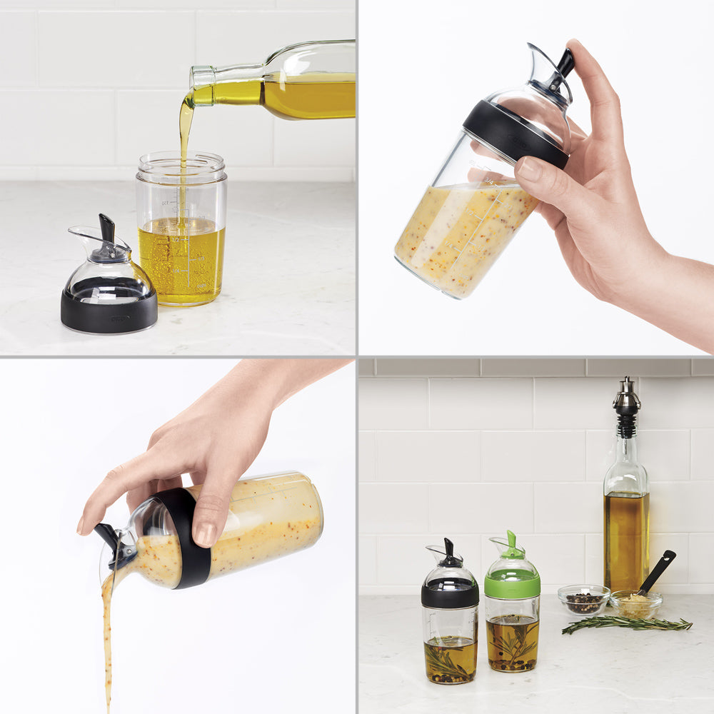 Shaker à vinaigrette 236 ml noir OXO - Mathon - 2