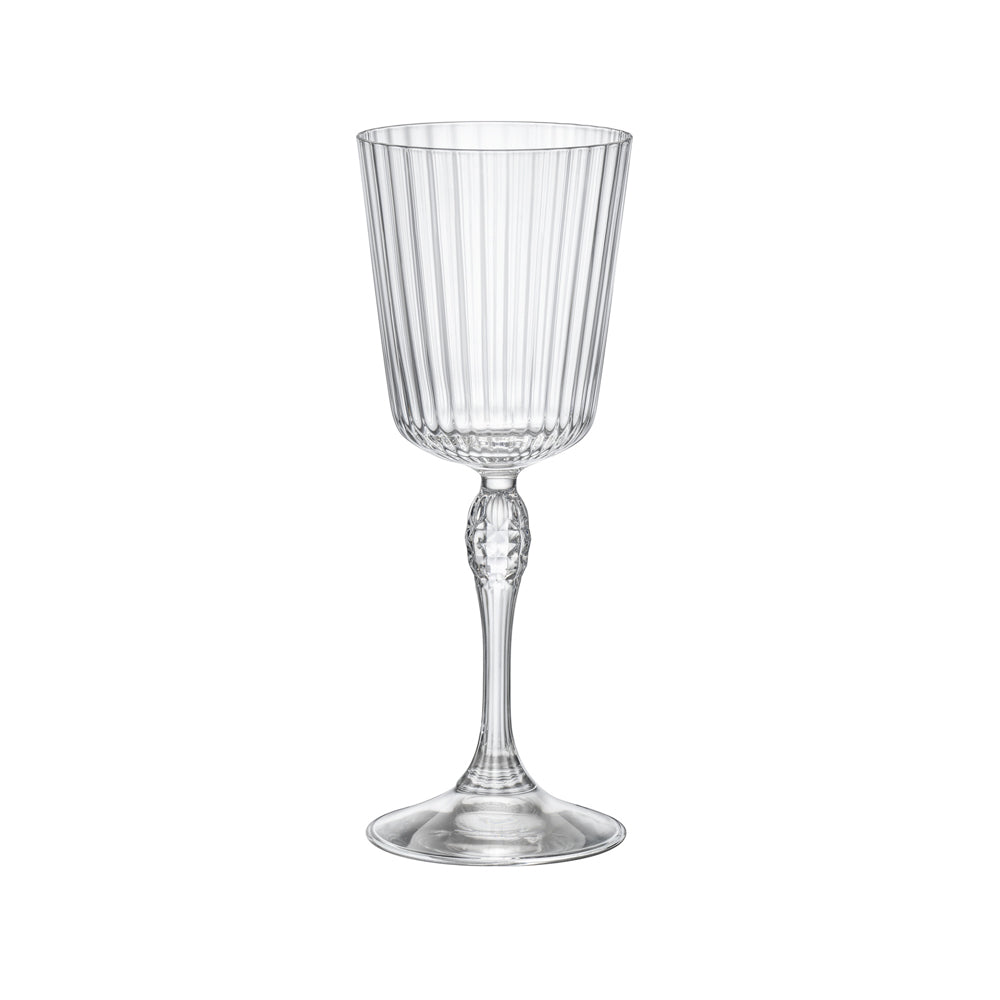 Boite de 4 verres à pied America 25 cl Bormioli Rocco - Mathon - 1