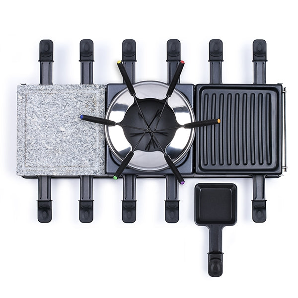 Appareil à raclette fondue 12 personnes 1650 W Livoo - Mathon - 3