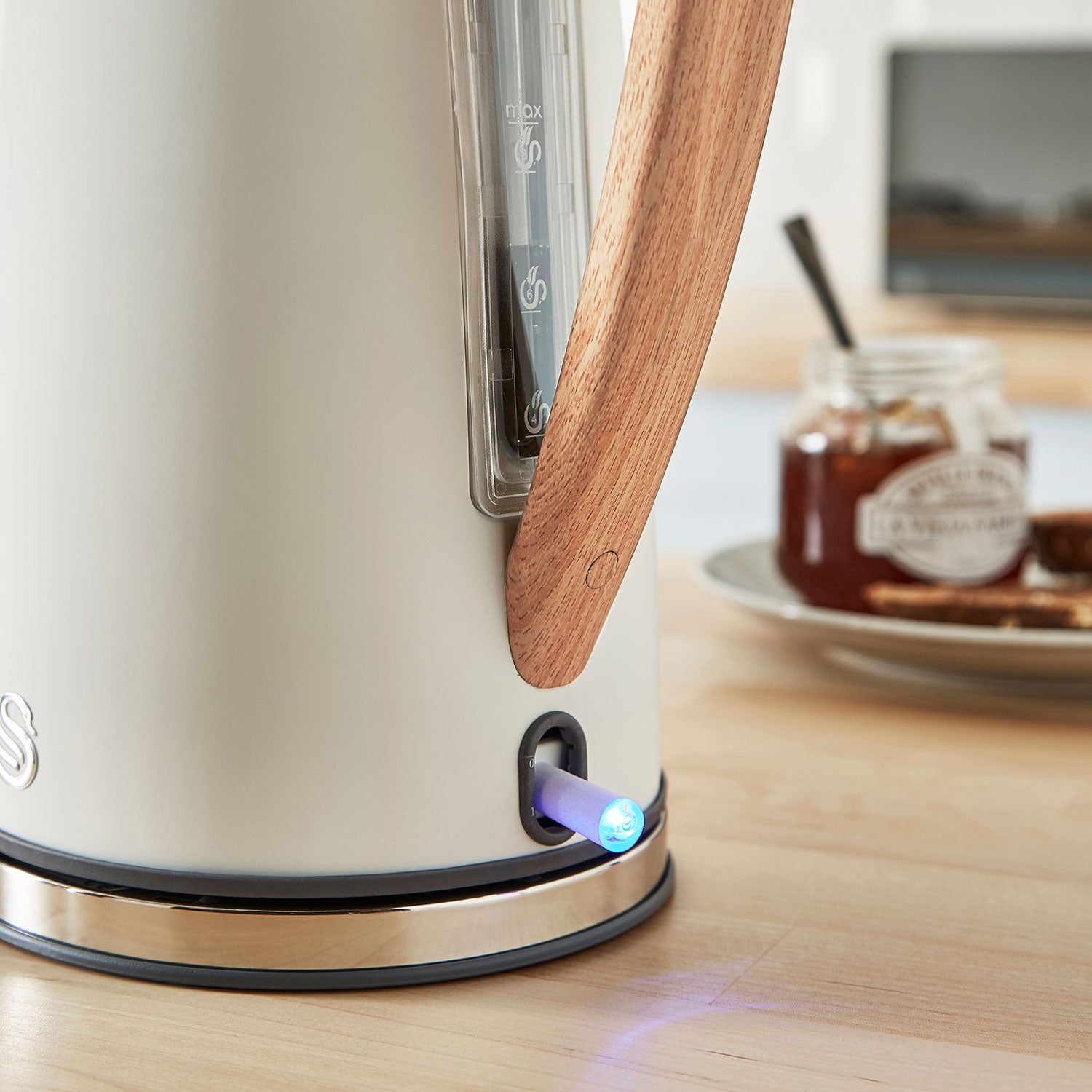 Bouilloire électrique 1,7L Ultra Rapide Sans Fil Design Moderne Nordic 2000 Blanc  SK14610WHTNEU - Mathon - 5