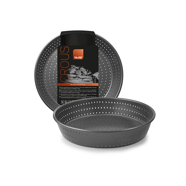 Moule haut perforé antiadhérent en acier 24 cm Ibili - Mathon - 2