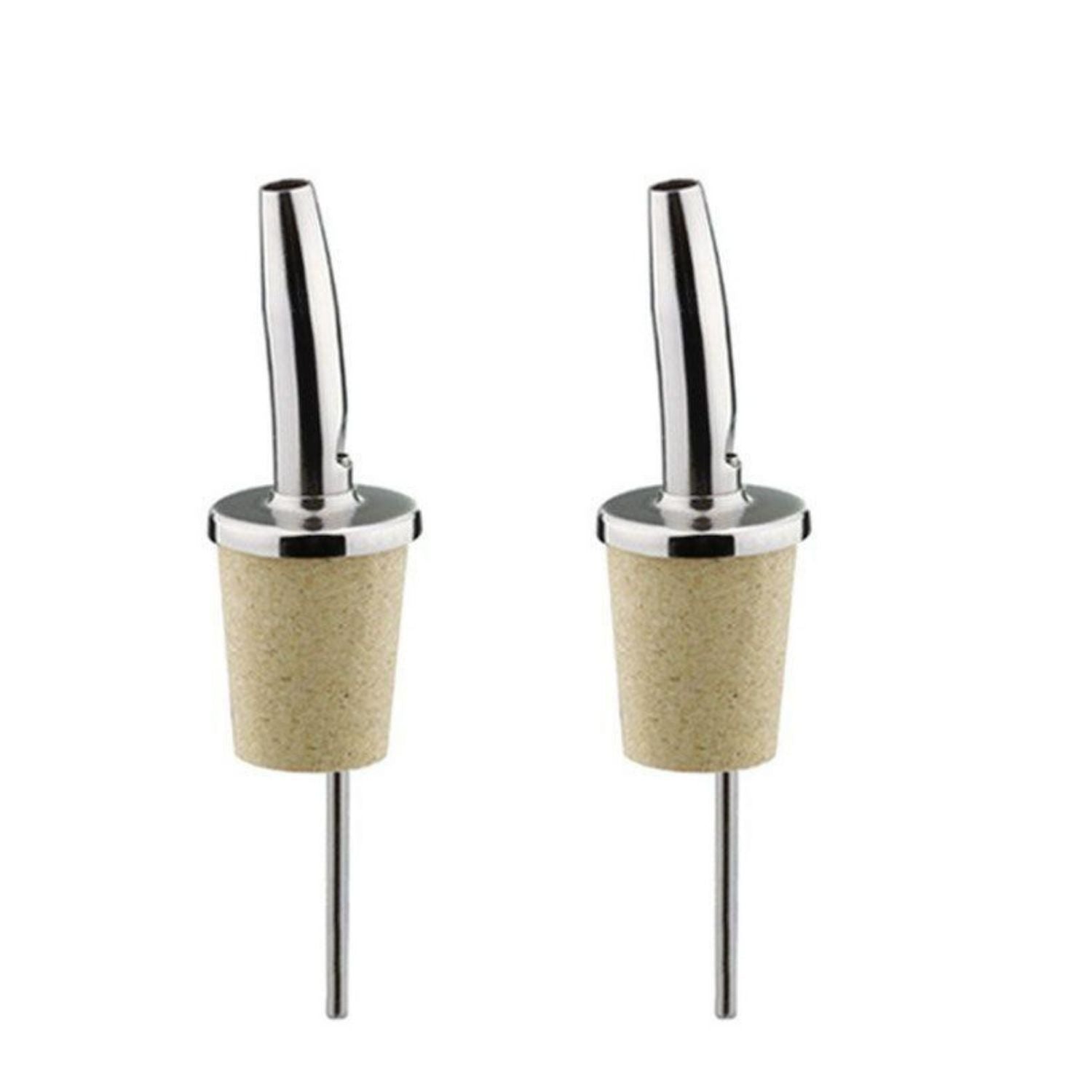 2 bouchons verseurs en inox et liège Chevalier diffusion - Mathon