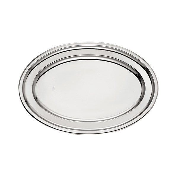 Plat ovale en inox England 40 cm Inoxriv - Mathon