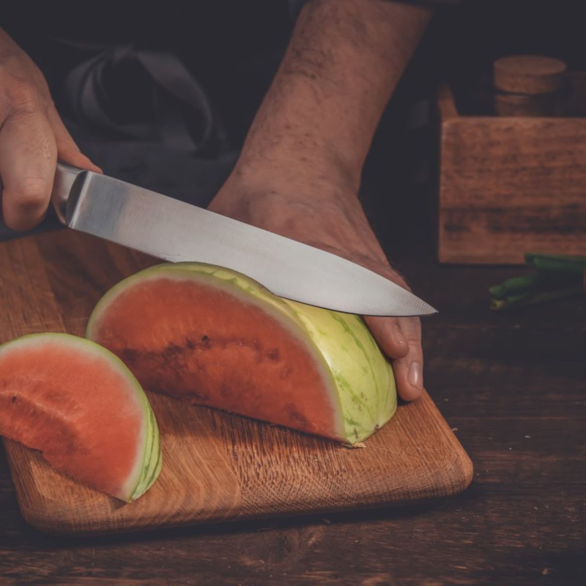 Couteau à huîtres avec support en bois - Bois - Marron 6 cm