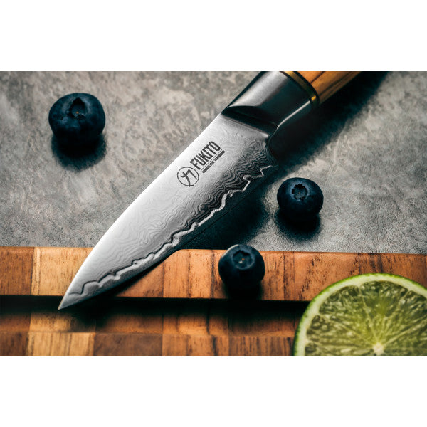 Couteau Fukito Olive Damas modèle Office 9cm Fukito - Mathon - 3