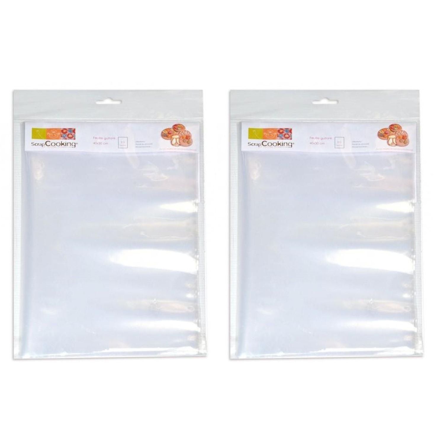 20 feuilles guitare A4 pour chocolat Scrapcooking - Mathon