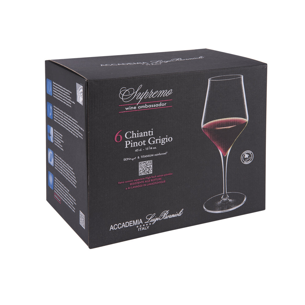 Verre à Pinot rouge Supremo 45 cl (lot de 6) Bormioli Luigi - Mathon - 2