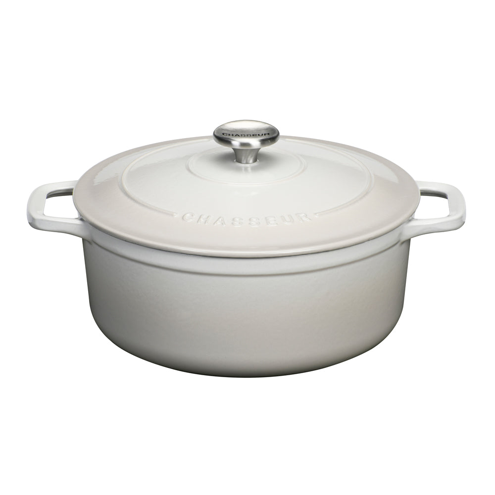 Cocotte ronde Le Chasseur 24 cm Macadamia Chasseur - Mathon