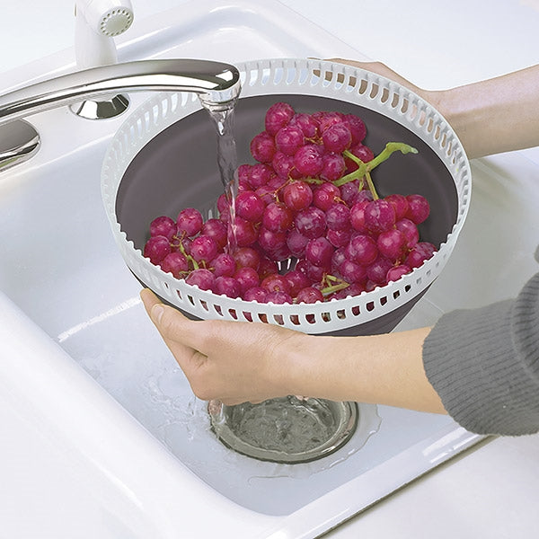 Essoreuse à salade retractable 26 cm - Mathon - 3