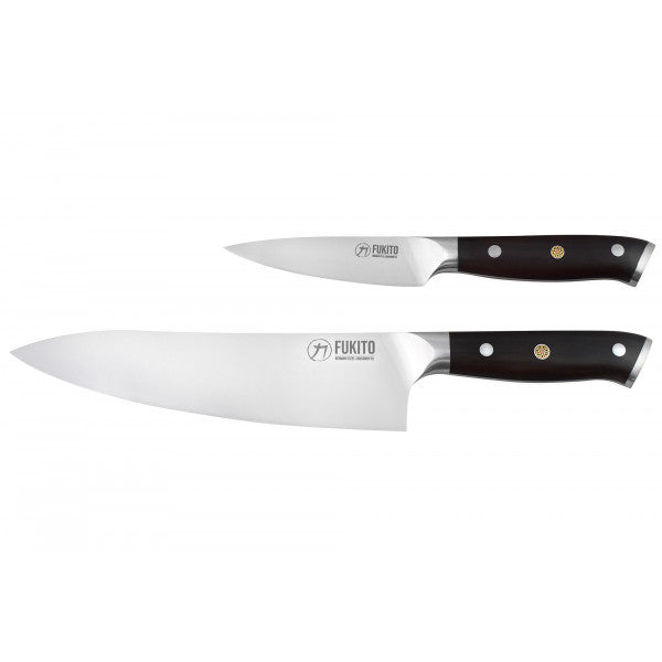 Coffret 2 couteaux de cuisine Fukito Ebène X50 Fukito - Mathon - 4