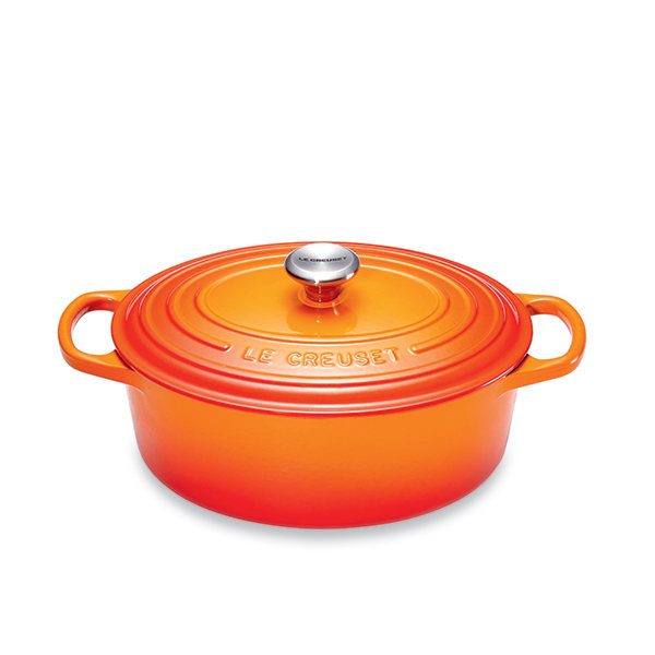 Cocotte fonte ovale volcanique 27 cm Le Creuset - Mathon - 1