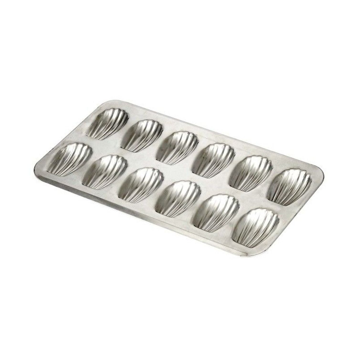 2 moules en fer blanc x 12 madeleines Ecodis - Mathon