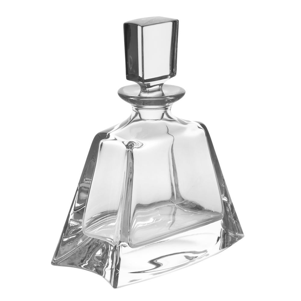 Carafe Flat 70 cl en cristal hauteur 21 cm Table passion - Mathon - 1