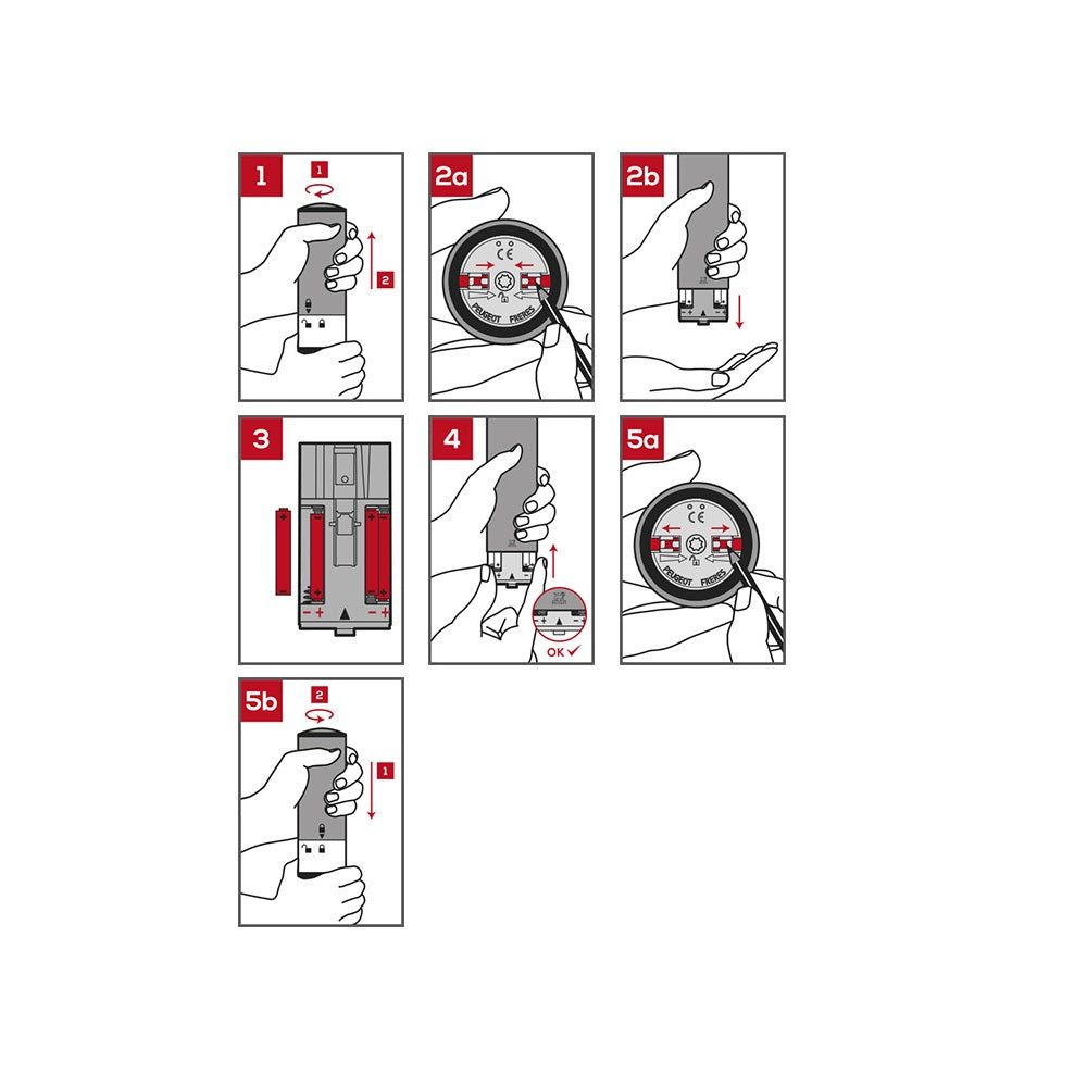 Moulin à sel électrique 20 cm Elis Sense u