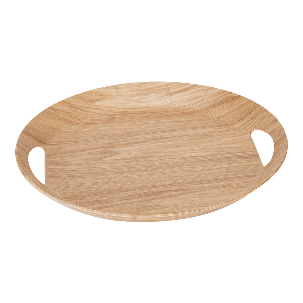 Plateau ovale 46x41 cm naturel Table passion - Mathon - 2