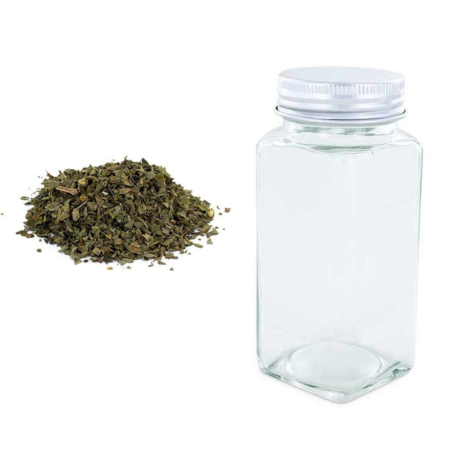 Flacon à épices poudreur + basilic bio 15 g Aromandise - Mathon