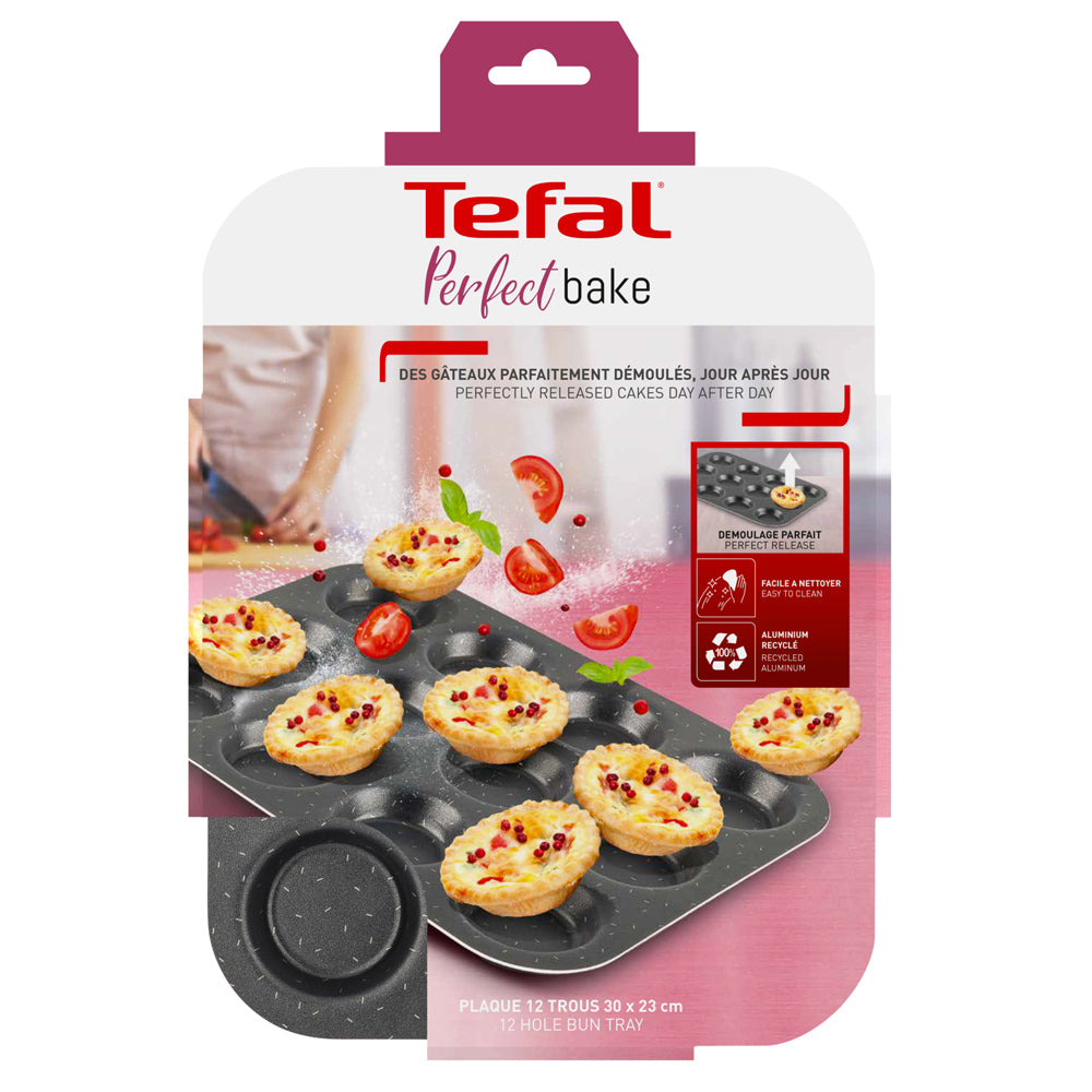 Moule pour 12 mini tartelettes 31.5 x 24 cm Perfect Bake Tefal 