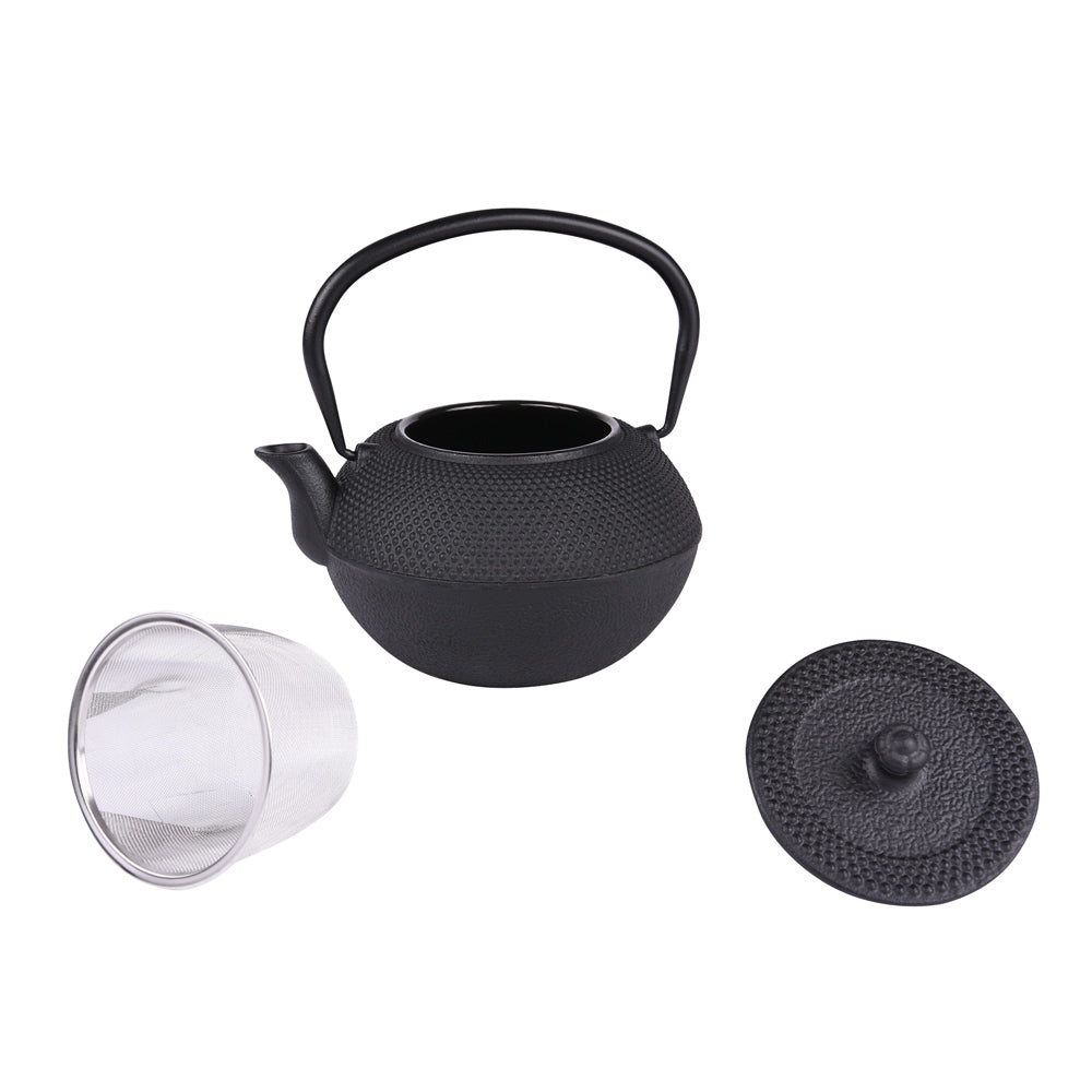 Théière en fonte avec filtre inox 1.2 l Asia noire Table passion - Mathon - 2