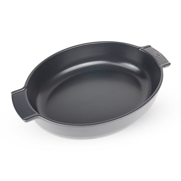 Plat à four céramique Appolia ovale ardoise 40 cm Peugeot - Mathon - 1
