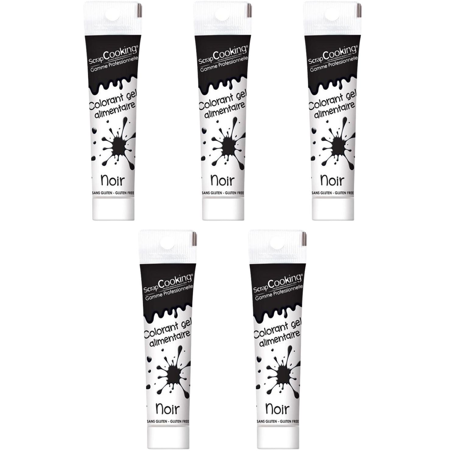 Gel colorant alimentaire noir 100 g Scrapcooking - Mathon