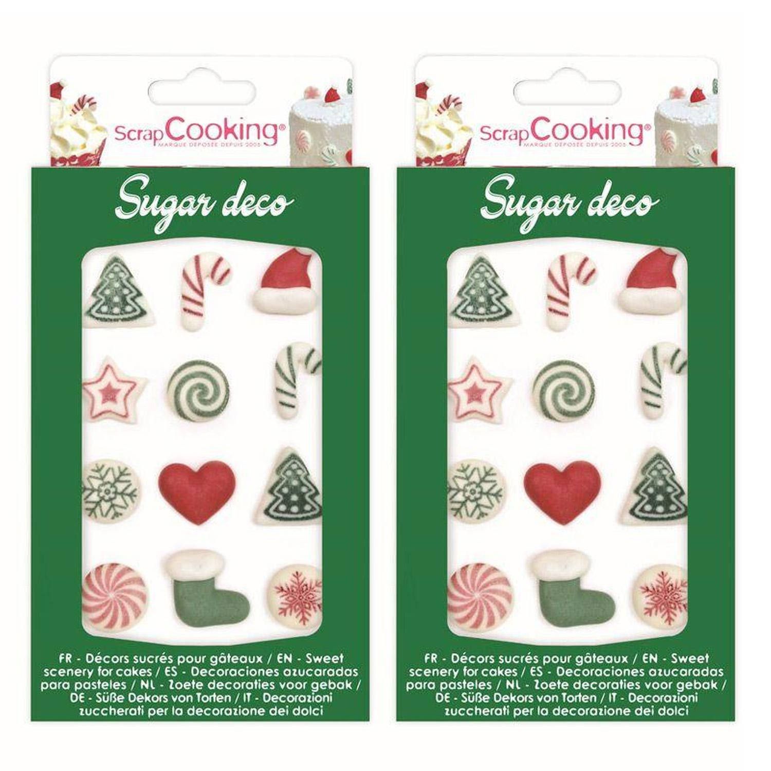 24 décors sucrés de Noël - Sweet Christmas Scrapcooking - Mathon