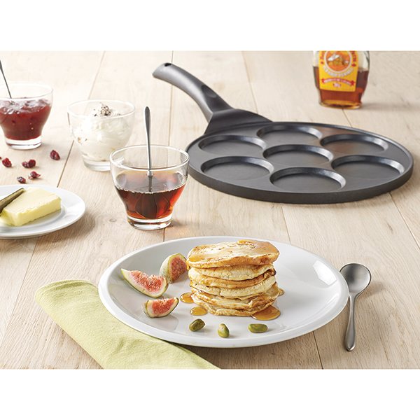 Poêle 7 mini blinis ou pancakes à induction fonte 26.5 cm Mathon - Mathon - 3