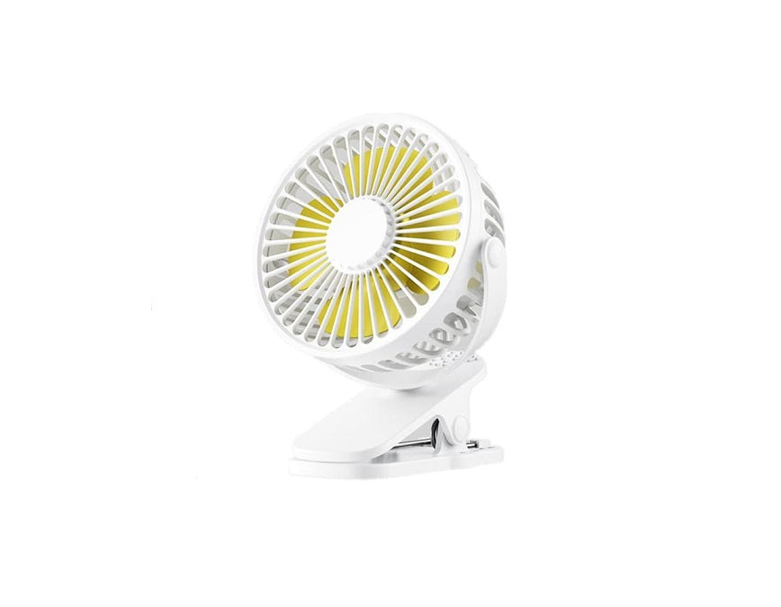 Mini Ventilateur à Pince de Table blanc Vendos85 - Mathon