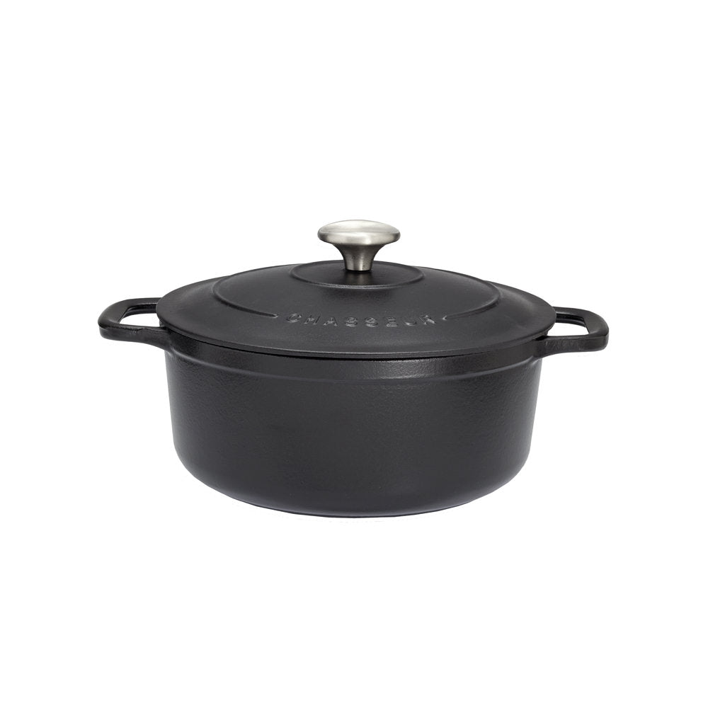 Cocotte ronde 16 cm chasseur noir interieur noir Chasseur - Mathon - 1