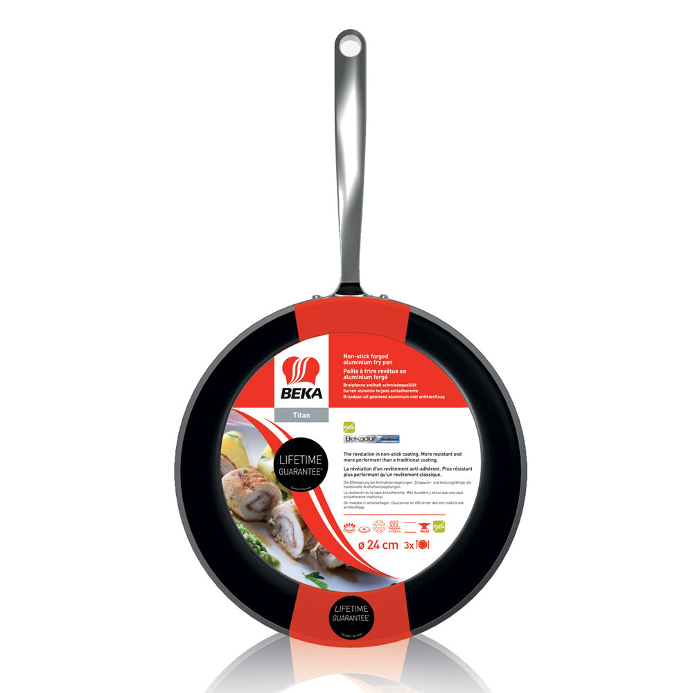 Poêle à frire 24 cm Titan Beka - Mathon - 2