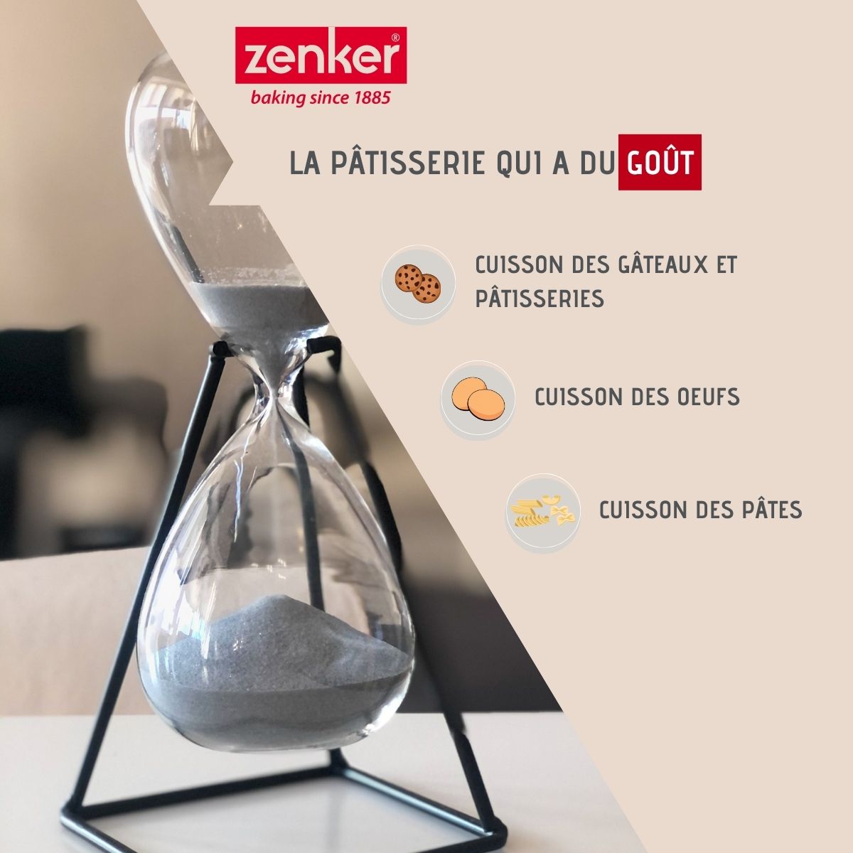 Cercle à pâtisserie réglable Zenker Smart Pastry
