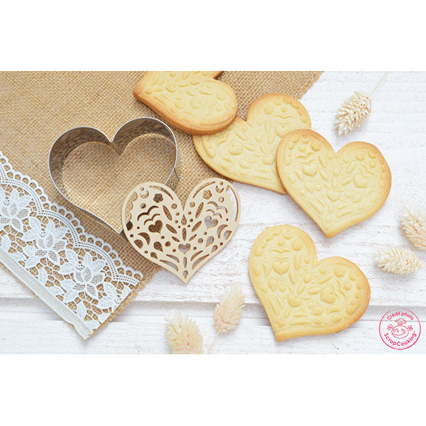 Emporte-pièce et embosseur Cœur Scrapcooking - Mathon - 3