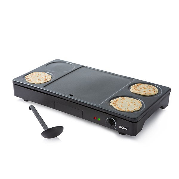 Gourmet-Set wok grill et crêpes 1000 W DO8712W Domo - Mathon - 3