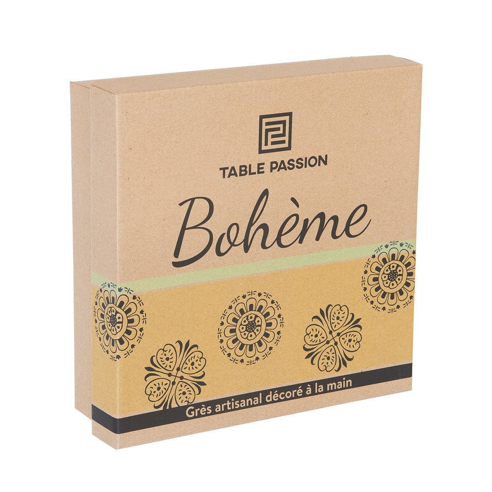 Coffret de 4 déjeuners Bohème 32 cl Table passion - Mathon - 2