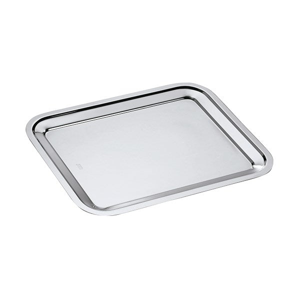 Plat rectangle en inox Dribbling 40 cm Inoxriv - Mathon