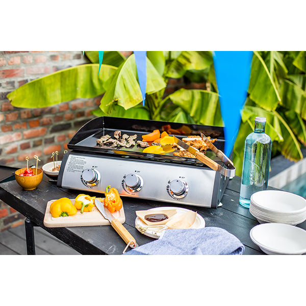 Plancha 3 brûleurs à gaz Livoo - Mathon - 5