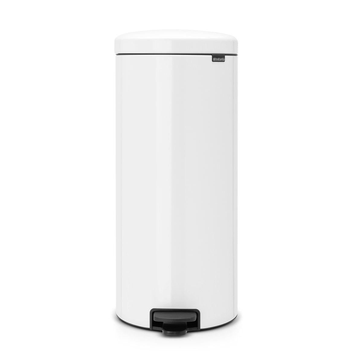 Poubelle à pédale Newicon 30 l blanc Code G Brabantia - Mathon - 1