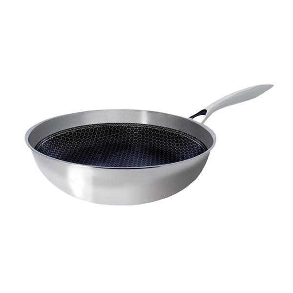 Wok Black cube acier revêtu 28 cm Ogo - Mathon - 1