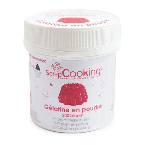 Gélatine en poudre - pot de 50 g Scrapcooking - Mathon